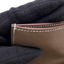 将图像加载到图库查看器中，HERMES Portefeuille Poschamp Plus Etoupe Swift Leather
