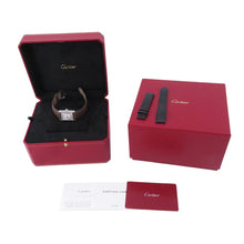 将图像加载到图库查看器中，CARTIER tank mast SM H29.5mmxW22mm Stainless Steel Leather Silver DialWSTA0042
