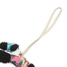 Load image into Gallery viewer, HERMES Buddy Aloha Bag Charm Black/Craie/Vert Fizz Lambskin Mouton
