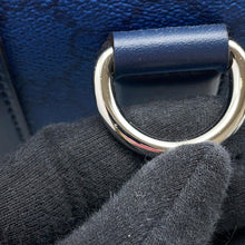 将图像加载到图库查看器中，GUCCI Chroma GG Pattern 2-Way Travel Bag Blue Gradation835688 PVC Leather
