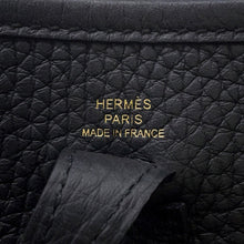 Load image into Gallery viewer, HERMES Evelyne Long Black Taurillon Clemence Size TPM
