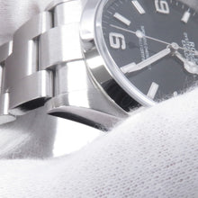 将图像加载到图库查看器中，ROLEX Explorer 36 W36mm Stainless Steel Black Dial124270
