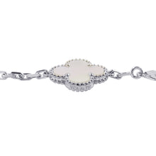 Load image into Gallery viewer, Van Cleef &amp; Arpels Vintage Alhambra Necklace 10 MotifsVCARF48500 18K White Gold
