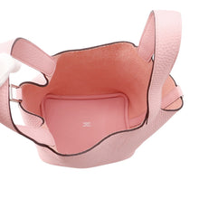 将图像加载到图库查看器中，HERMES Picotin Lock Rose Sakura Taurillon Clemence Size PM
