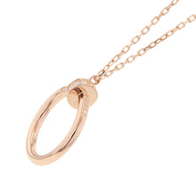 将图像加载到图库查看器中，CARTIER Juste Un Clou Necklace DiamondB7224887 18K Pink Gold
