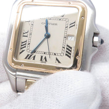 Load image into Gallery viewer, CARTIER PANTHERE 2 Row LM H39.5mm×W29.5mm Stainless Steel K18YG Silver DialW25027B6
