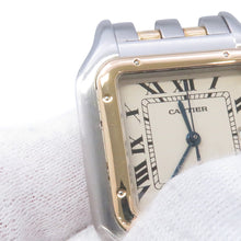 将图像加载到图库查看器中，CARTIER PANTHERE 2 Row LM H39.5mm×W29.5mm Stainless Steel K18YG Silver DialW25027B6
