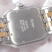 Load image into Gallery viewer, CARTIER PANTHERE 2 Row LM H39.5mm×W29.5mm Stainless Steel K18YG Silver DialW25027B6
