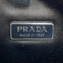 将图像加载到图库查看器中，PRADA Triangle Pouch Black1NQ044_2AWL_F0T7O Satin CrystalBijoux
