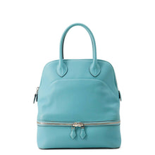 将图像加载到图库查看器中，HERMES Bolide Sucre Blue Saint-Cyr Swift Leather
