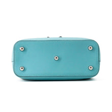 将图像加载到图库查看器中，HERMES Bolide Sucre Blue Saint-Cyr Swift Leather
