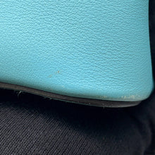 将图像加载到图库查看器中，HERMES Bolide Sucre Blue Saint-Cyr Swift Leather
