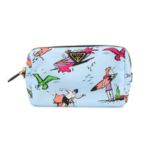 将图像加载到图库查看器中，PRADA Re-Nylon Pouch Surfing Pattern Light Blue/Multicolor1NS693_2HAI_F0C9N Nylon
