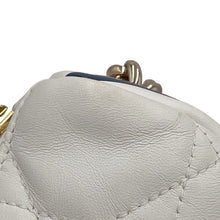 将图像加载到图库查看器中，Dior Macrocanage Vibe Hobo White/NavyS7200ONOA_M933 Lambskin Size micro
