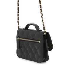 将图像加载到图库查看器中，CHANEL Business Affinity Chain Wallet BlackAP2914-B05052-94305 Caviar Leather
