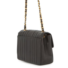 将图像加载到图库查看器中，CHANEL Mademoiselle ChainShoulder Black Lambskin Size Mini
