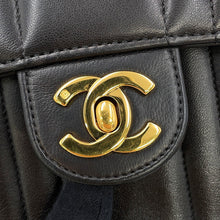 将图像加载到图库查看器中，CHANEL Mademoiselle ChainShoulder Black Lambskin Size Mini
