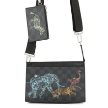 将图像加载到图库查看器中，LOUIS VUITTON Gaston Wearable Wallet NoirN64608 Damier Graphite
