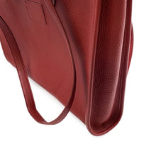将图像加载到图库查看器中，HERMES Cabas Rouge Grenat Togo Leather Size 35
