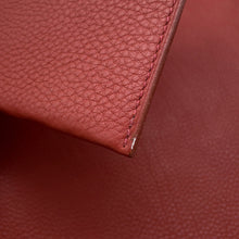 将图像加载到图库查看器中，HERMES Cabas Rouge Grenat Togo Leather Size 35
