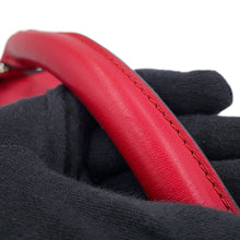 将图像加载到图库查看器中，LOEWE Puzzle bag Red326.30.K74 Leather Size Medium
