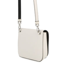 将图像加载到图库查看器中，PRADA Saffiano Leather Shoulder Bag White2VD061_9Z2_F0PG7_V_OOL Leather
