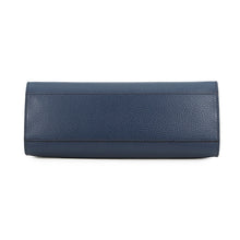 将图像加载到图库查看器中，GUCCI Bamboo Nimfair 2WAY Bag Navy459076 Leather
