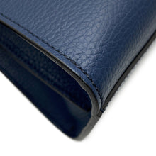 将图像加载到图库查看器中，GUCCI Bamboo Nimfair 2WAY Bag Navy459076 Leather
