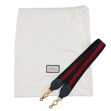 将图像加载到图库查看器中，GUCCI Bamboo Nimfair 2WAY Bag Navy459076 Leather
