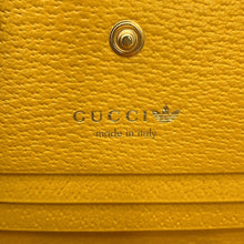 Load image into Gallery viewer, GUCCI Horsebit Shoulder Wallet Adidas Collaboration Yellow/Black702248 Leather
