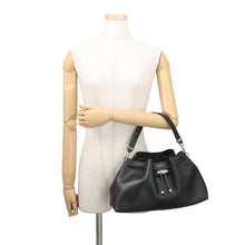 将图像加载到图库查看器中，JIMMY CHOO Scintigraphy BlackBONBONBCKTEWHUT Calf Leather Size Medium
