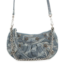 Load image into Gallery viewer, BALENCIAGA luka goal Blue/White695814 Denim Size Mini
