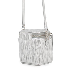 Load image into Gallery viewer, MIUMIU Materasse Shoulder Bag Silver5NR018_AFPP_F0118 Leather Size micro
