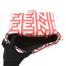Load image into Gallery viewer, FENDI Marc Jacobs collaboration baguette White/Red8BR600 Leather
