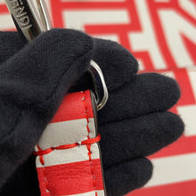 Load image into Gallery viewer, FENDI Marc Jacobs collaboration baguette White/Red8BR600 Leather
