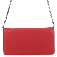 Bottega Veneta INTRECCIATO Chain wallet Red586906 Leather