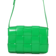 Bottega Veneta Maxi INTRECCIATO Cassette Shoulder Parakeet Leather