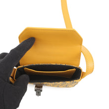 Load image into Gallery viewer, Dior Oblique Padlock Shoulder Bag Yellow/Navy2LXCA344UCT_H20E Canvas Leather
