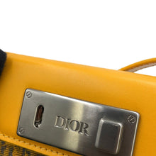 Load image into Gallery viewer, Dior Oblique Padlock Shoulder Bag Yellow/Navy2LXCA344UCT_H20E Canvas Leather
