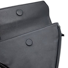 将图像加载到图库查看器中，CELINE Shoulder Bag Triangle Black/White19590 Leather Size Mini
