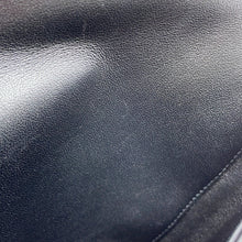 将图像加载到图库查看器中，CELINE Shoulder Bag Triangle Black/White19590 Leather Size Mini
