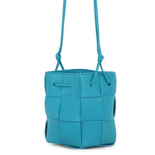 Load image into Gallery viewer, Bottega Veneta Cassette Bucket Shoulder Bag blueprint680217VCQC44403 Lambskin Size Mini
