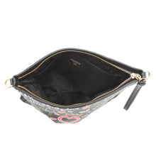 Load image into Gallery viewer, DOLCE&amp;GABBANA CLEO Graffiti 2wayShoulderClutch Black/Multicolor Leather
