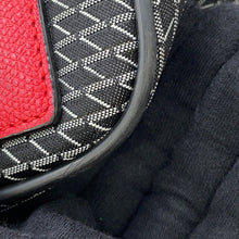 将图像加载到图库查看器中，Valextra Valextra K-VAL My Logo Travel Bag Black/Red Canvas Leather
