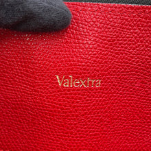 将图像加载到图库查看器中，Valextra Valextra K-VAL My Logo Travel Bag Black/Red Canvas Leather

