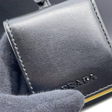 Load image into Gallery viewer, PRADA Mono Chrome 2-way Handbag Black1BA156 Saffiano LeatherLeather
