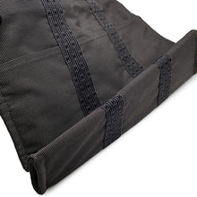 将图像加载到图库查看器中，HERMES Her Line Tote Bag Gray Canvas Size MM
