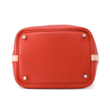 将图像加载到图库查看器中，HERMES Picotin Lock Touch Rouge Tomate/Rose Eglantine Taurillon Clemence Size PM
