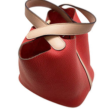 将图像加载到图库查看器中，HERMES Picotin Lock Touch Rouge Tomate/Rose Eglantine Taurillon Clemence Size PM

