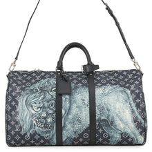将图像加载到图库查看器中，LOUIS VUITTON Keepall Bandouliere - Chapman Brothers NavyM54257 Monogram / Savannah Size 55
